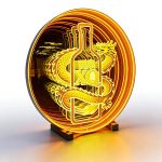 Colorful flat social media glow-in-the-dark letters - Image 4